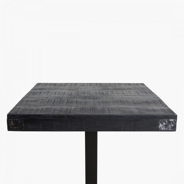 Factory markttafelblad zwart 70x70 cm