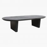 Bullnose coffee table black
