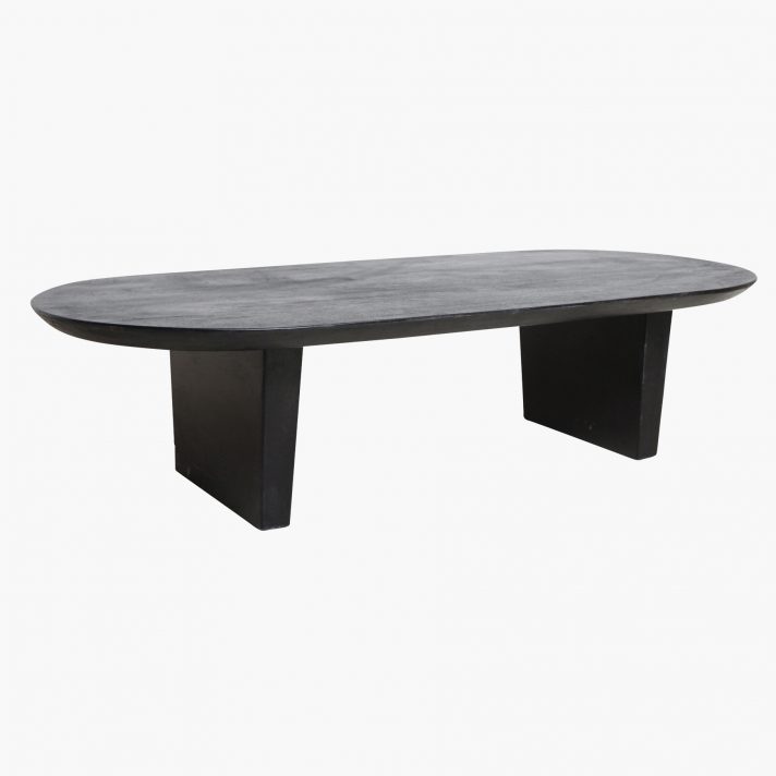 Bullnose coffee table black