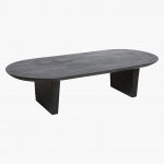 Bullnose coffee table black