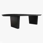 Bullnose coffee table black