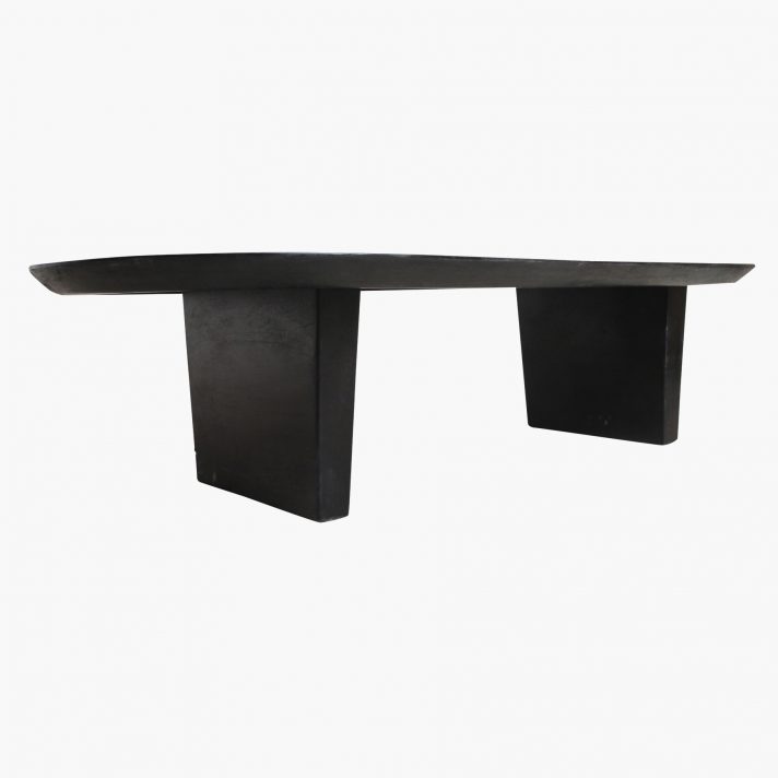 Bullnose coffee table black