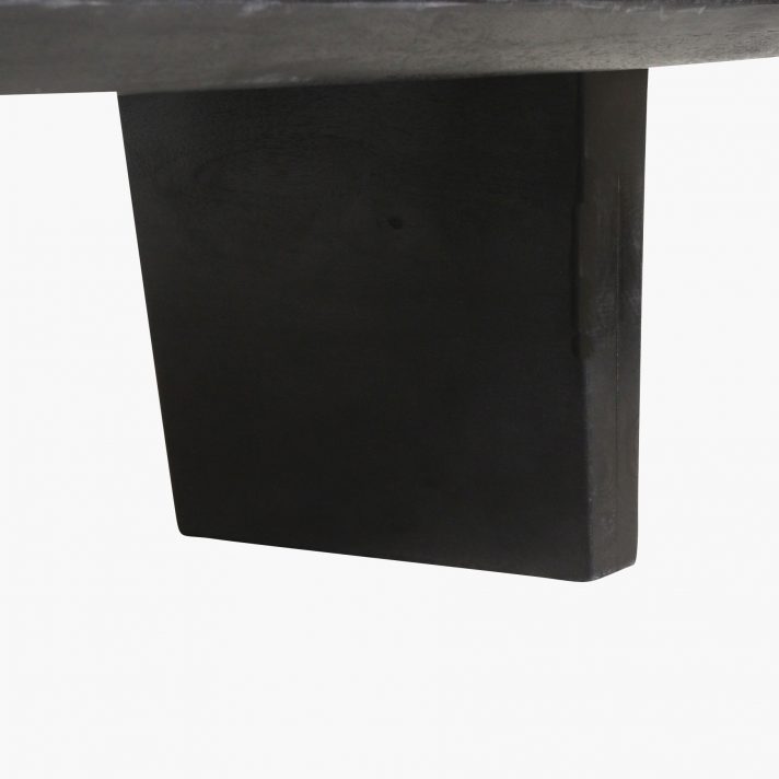 Bullnose coffee table black
