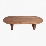 Bullnose coffee table brown