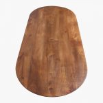 Bullnose coffee table brown