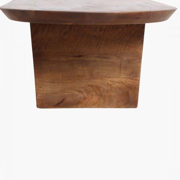 Bullnose coffee table brown