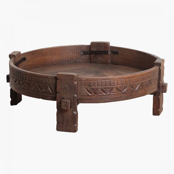 TAOW00036_1 Grinder bijzettafel bruin