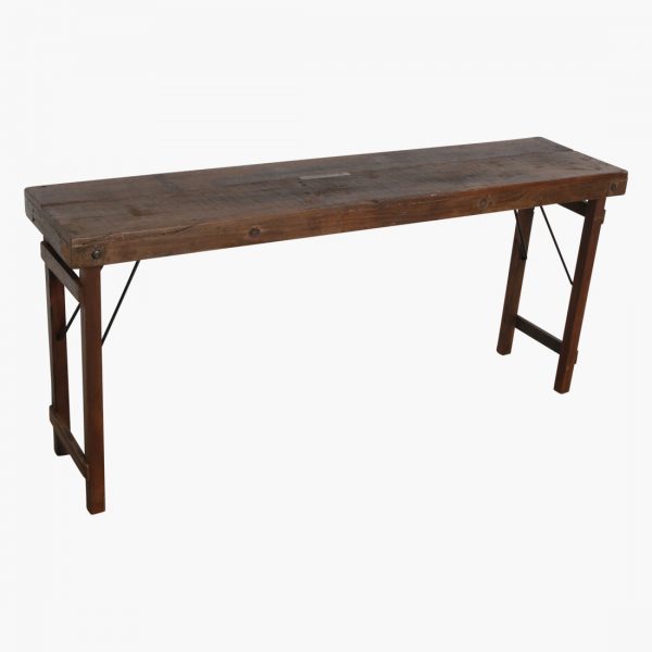 Console table brown
