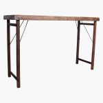 Markt bartafel bruin opklapbaar