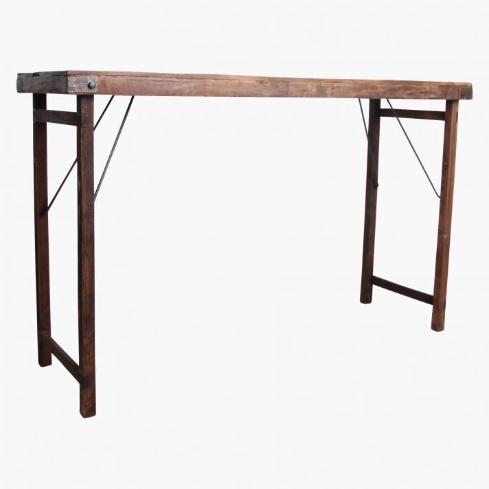 Markt bartafel bruin opklapbaar