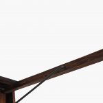 Markt bartafel bruin opklapbaar