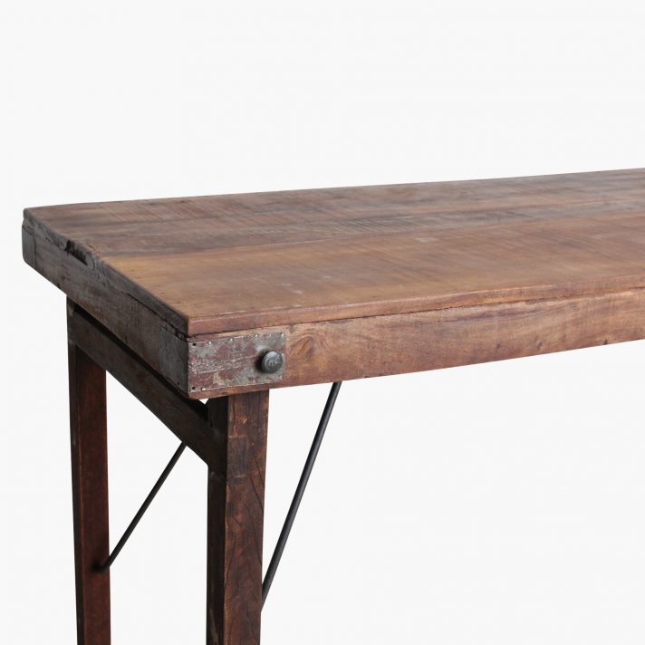 Markt bartafel bruin opklapbaar