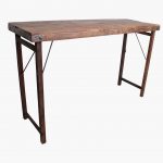 Markt bartafel bruin opklapbaar