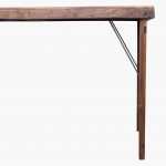 Markt bartafel bruin opklapbaar