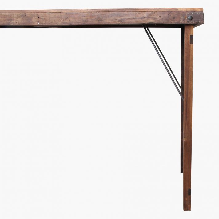 Markt bartafel bruin opklapbaar