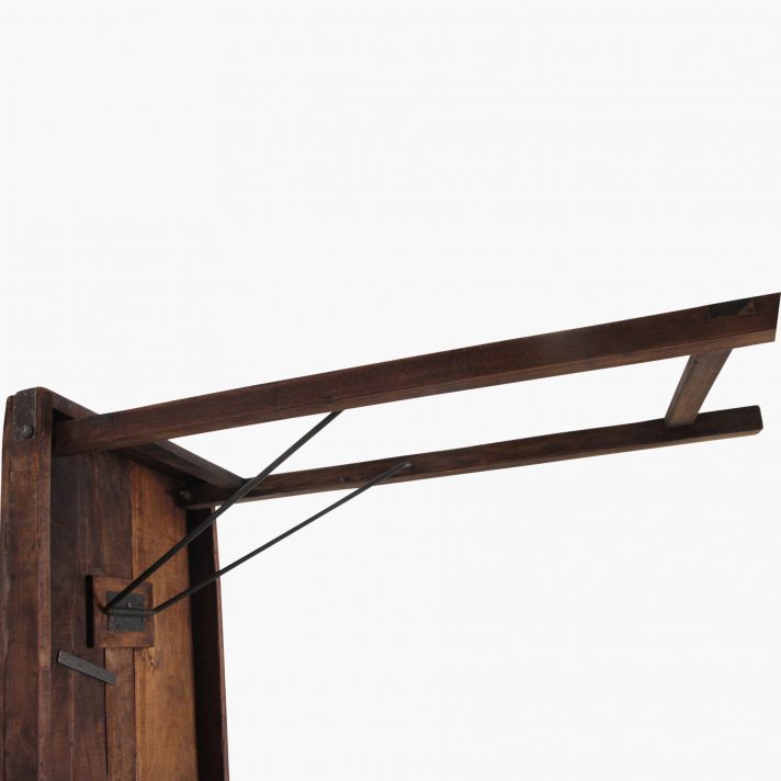 Markt bartafel bruin opklapbaar