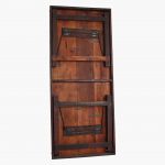 Dining table folding brown XL