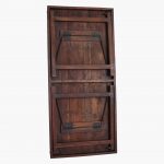 Dining table folding brown