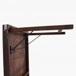 Dining table folding brown