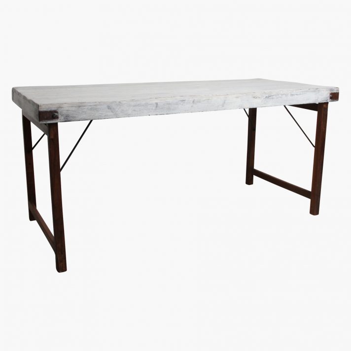 Dining table folding white