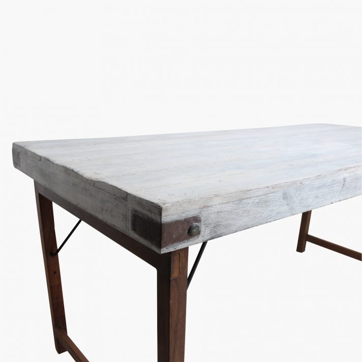 Dining table folding white