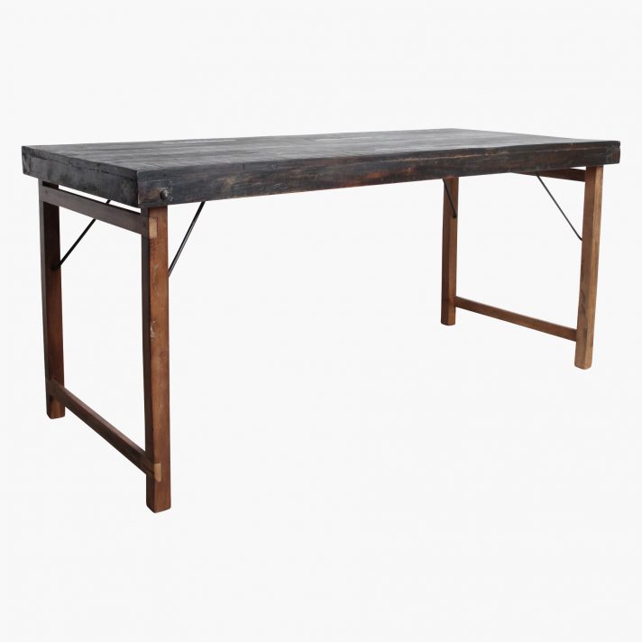 Dining table folding black