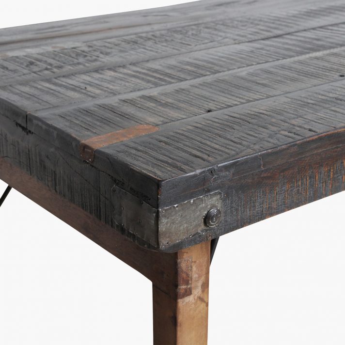 Dining table folding black