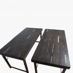 Dining table folding black