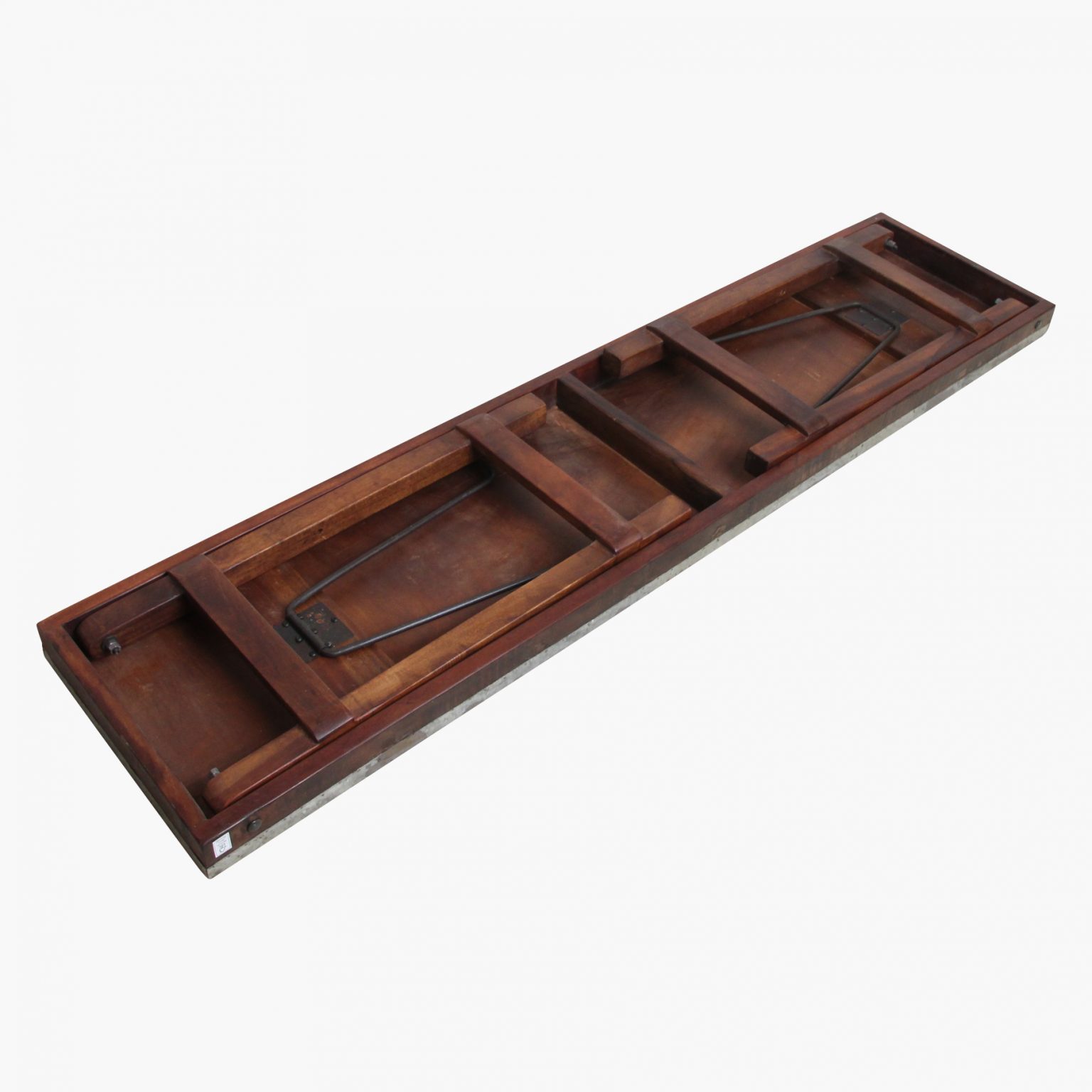 Console tafel met zinken top opklapbaar - Afbeelding 13