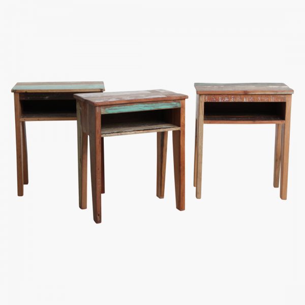 Scrapwood bedside table