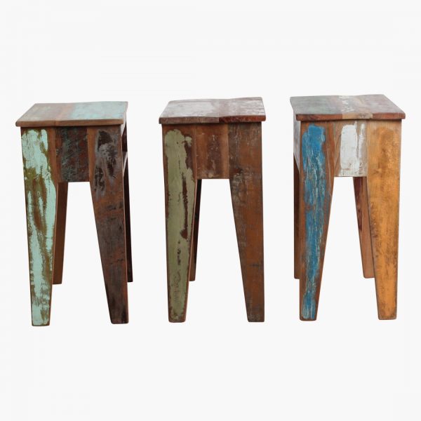 Scrapwood bedside table