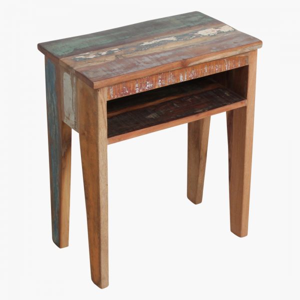 Scrapwood bedside table