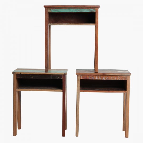 Scrapwood bedside table