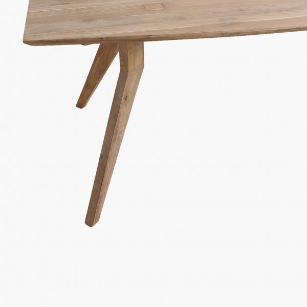 Studio teak rectangular table natural