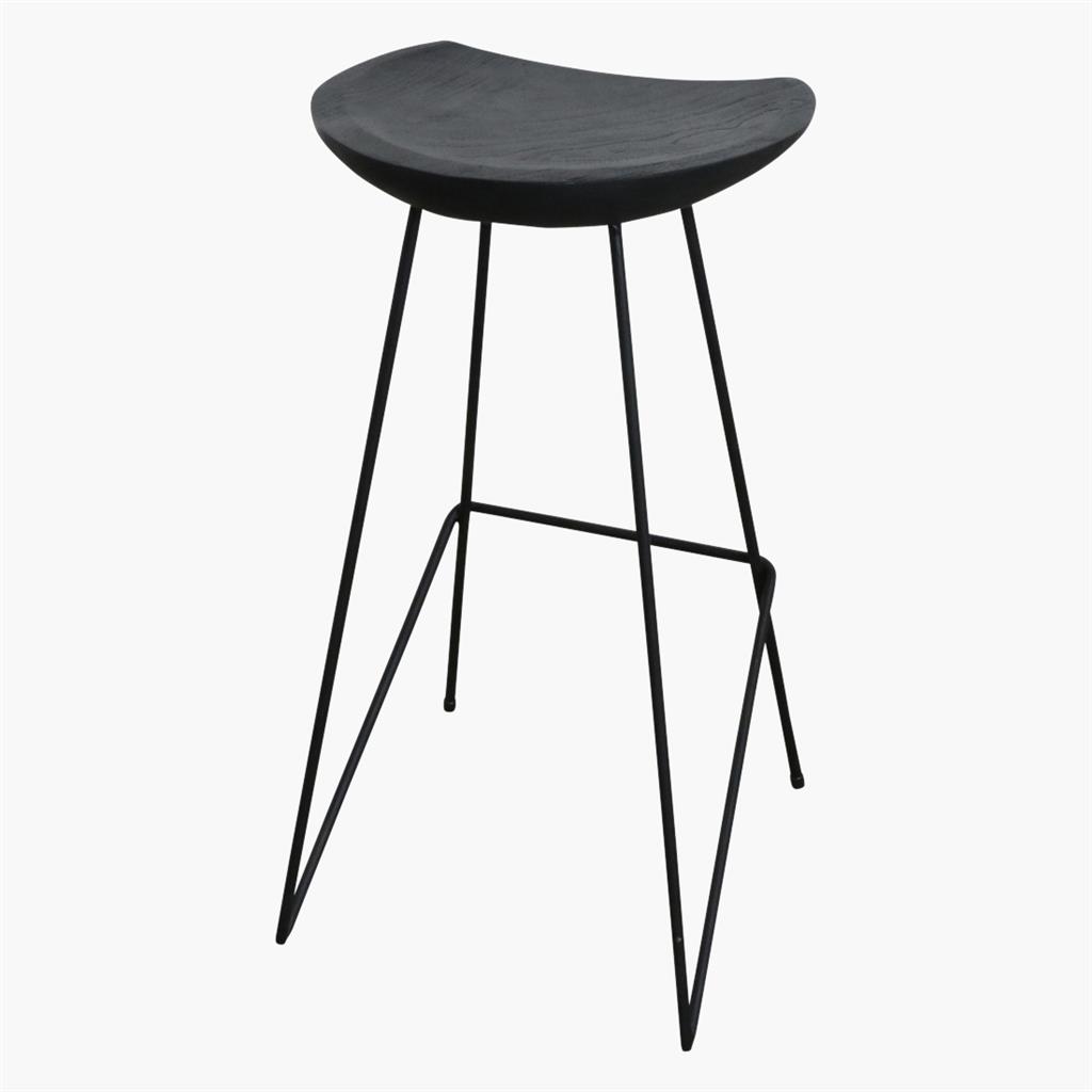 Loft bar stool black - Image 4