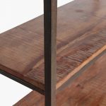 Factory wandkast met houten planken