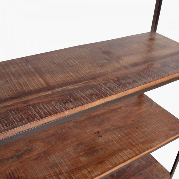 Factory wandkast met houten planken