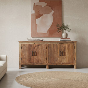 Farmwood 4-door sideboard