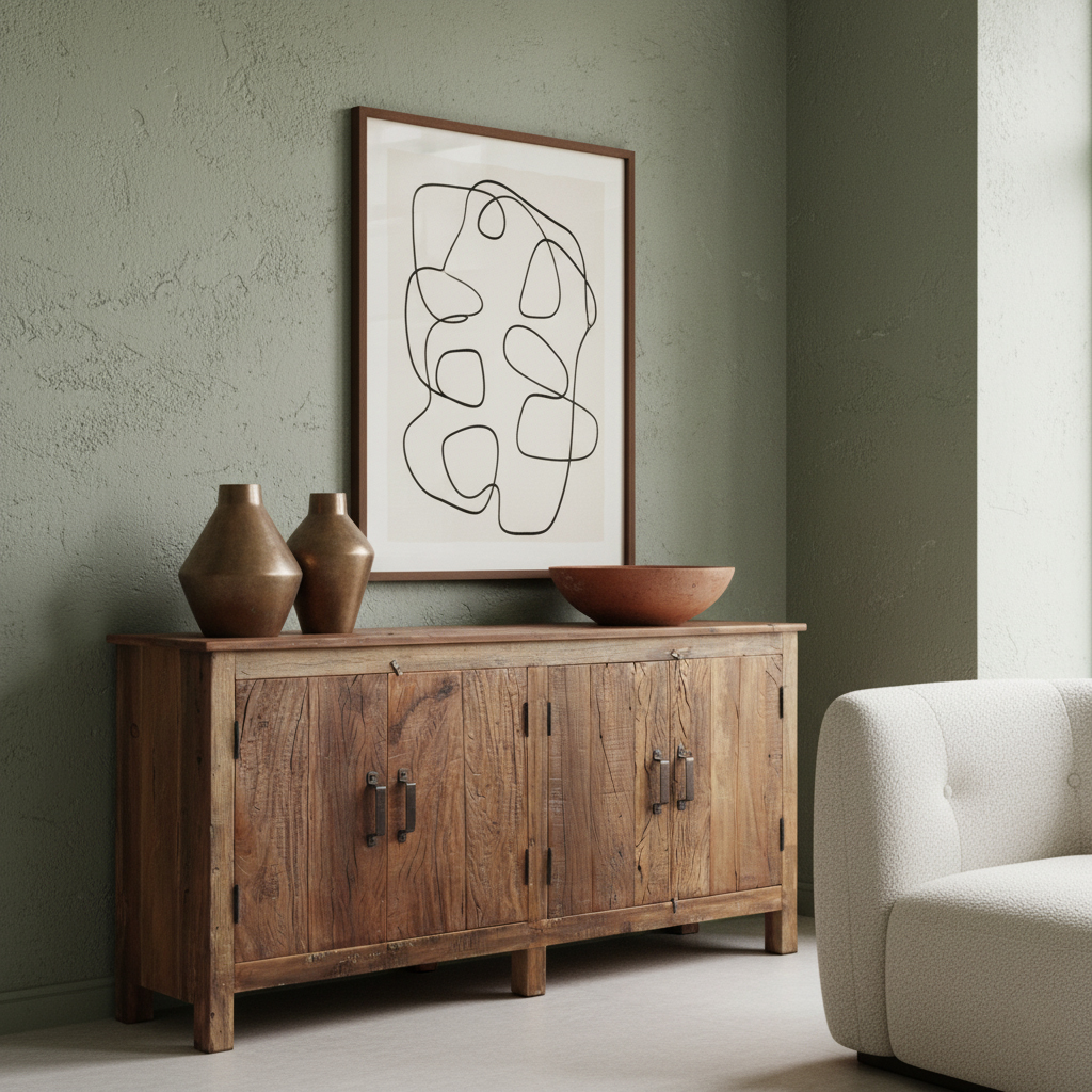 CLFA00001_40 Farmwood dressoir 4 deuren