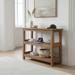 CLOW00101_40 Teak shoe rack