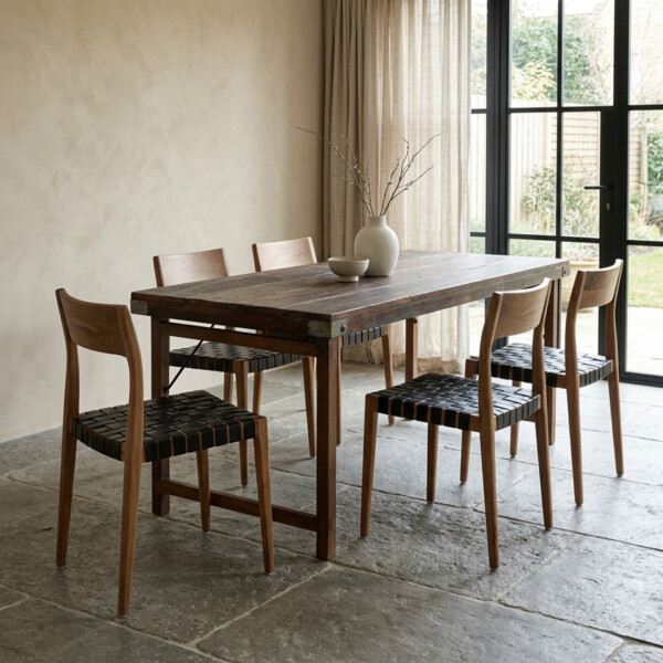 Eettafel bruin XL opklapbaar