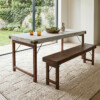 Eettafel wit opklapbaar
