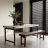 Eettafel wit opklapbaar