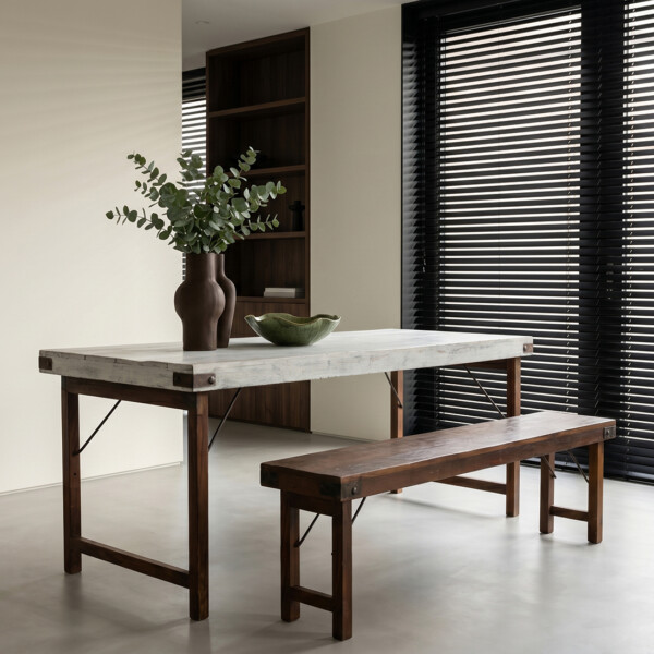 Eettafel wit opklapbaar