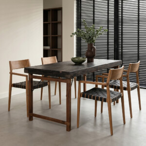 Eettafel zwart opklapbaar