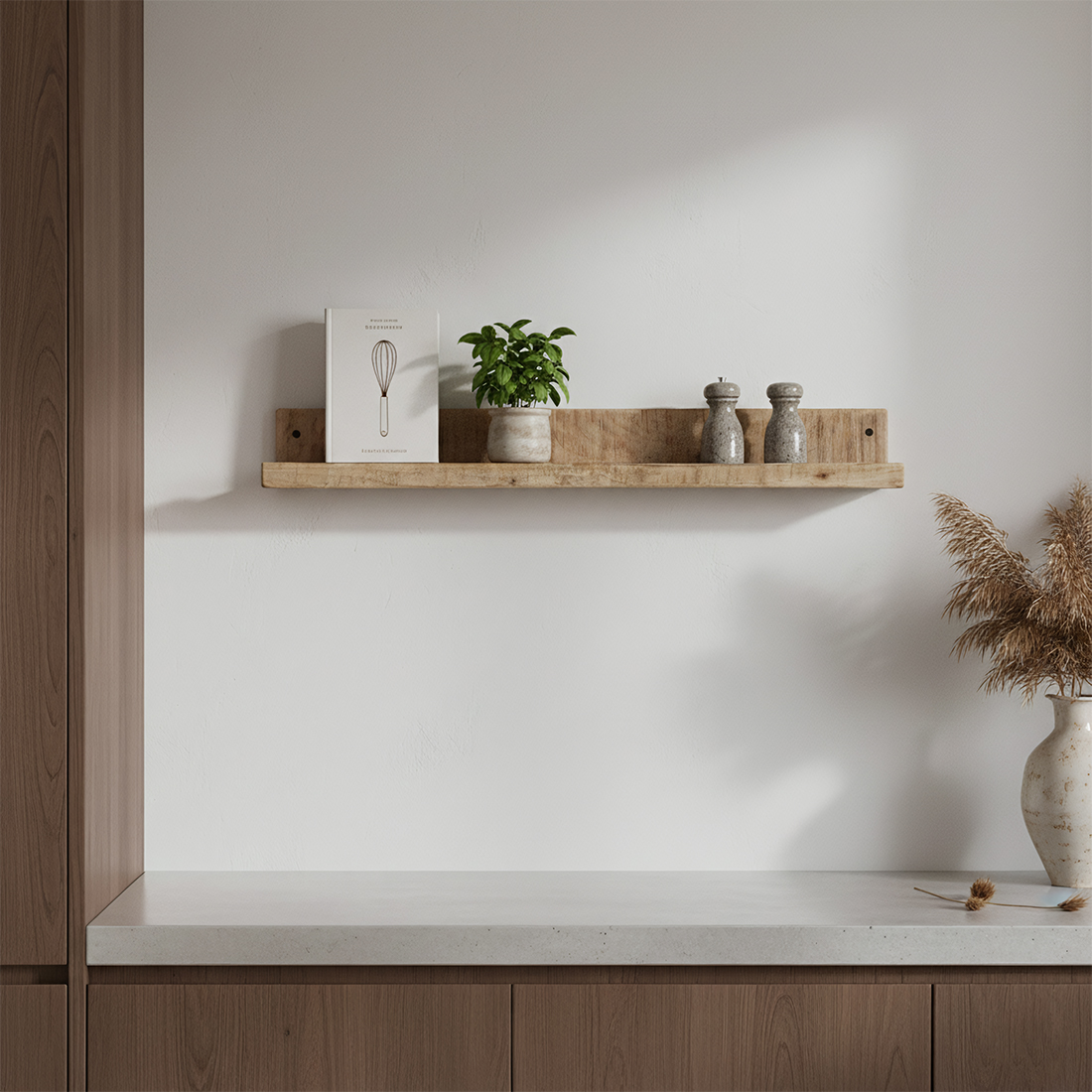 Vintage mango wall shelf small