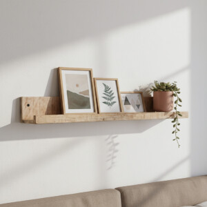 Vintage mango wall shelf small