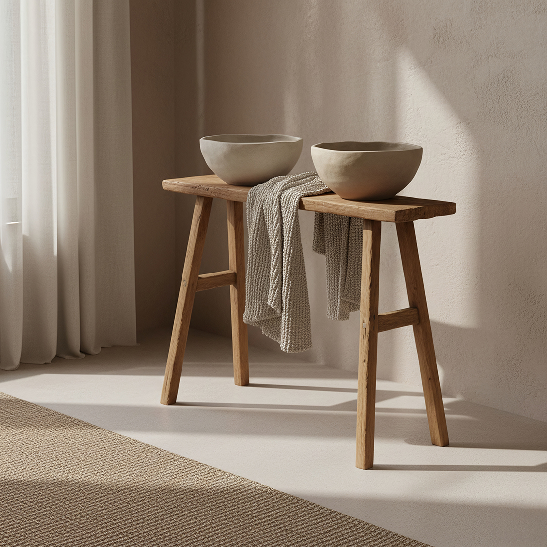 Java Carpenter bankje 40 cm