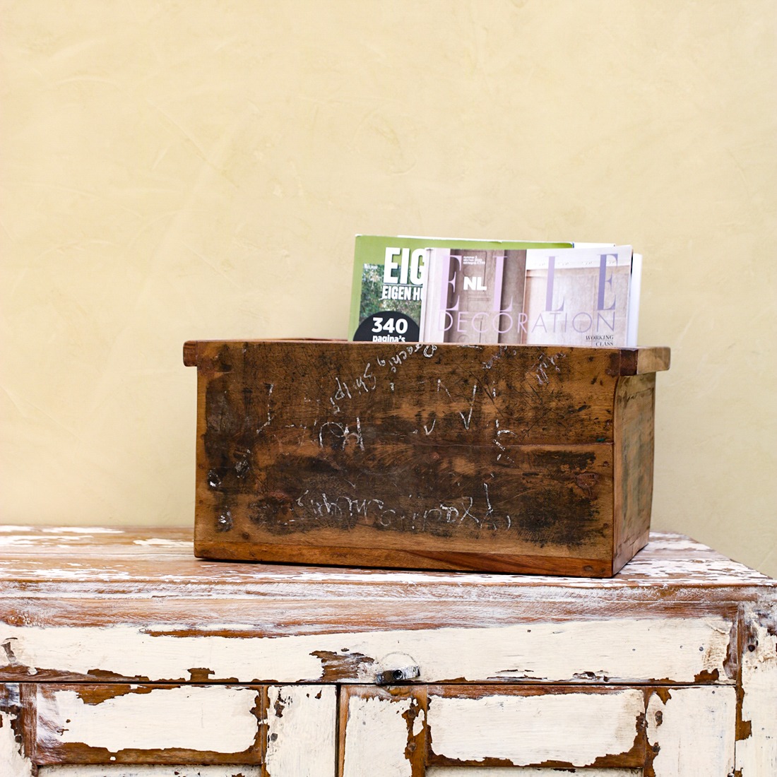 Sera teakhouten schaal large