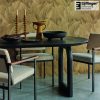 Bullnose dining table mix black